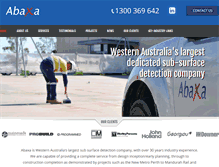 Tablet Screenshot of abaxa.com.au